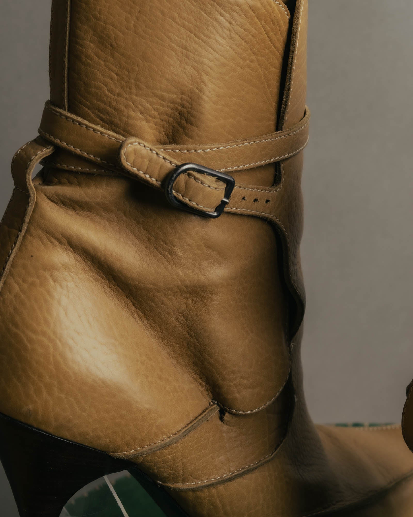 "Bottega Veneta" 00's Strappy pointed leather ankle boots