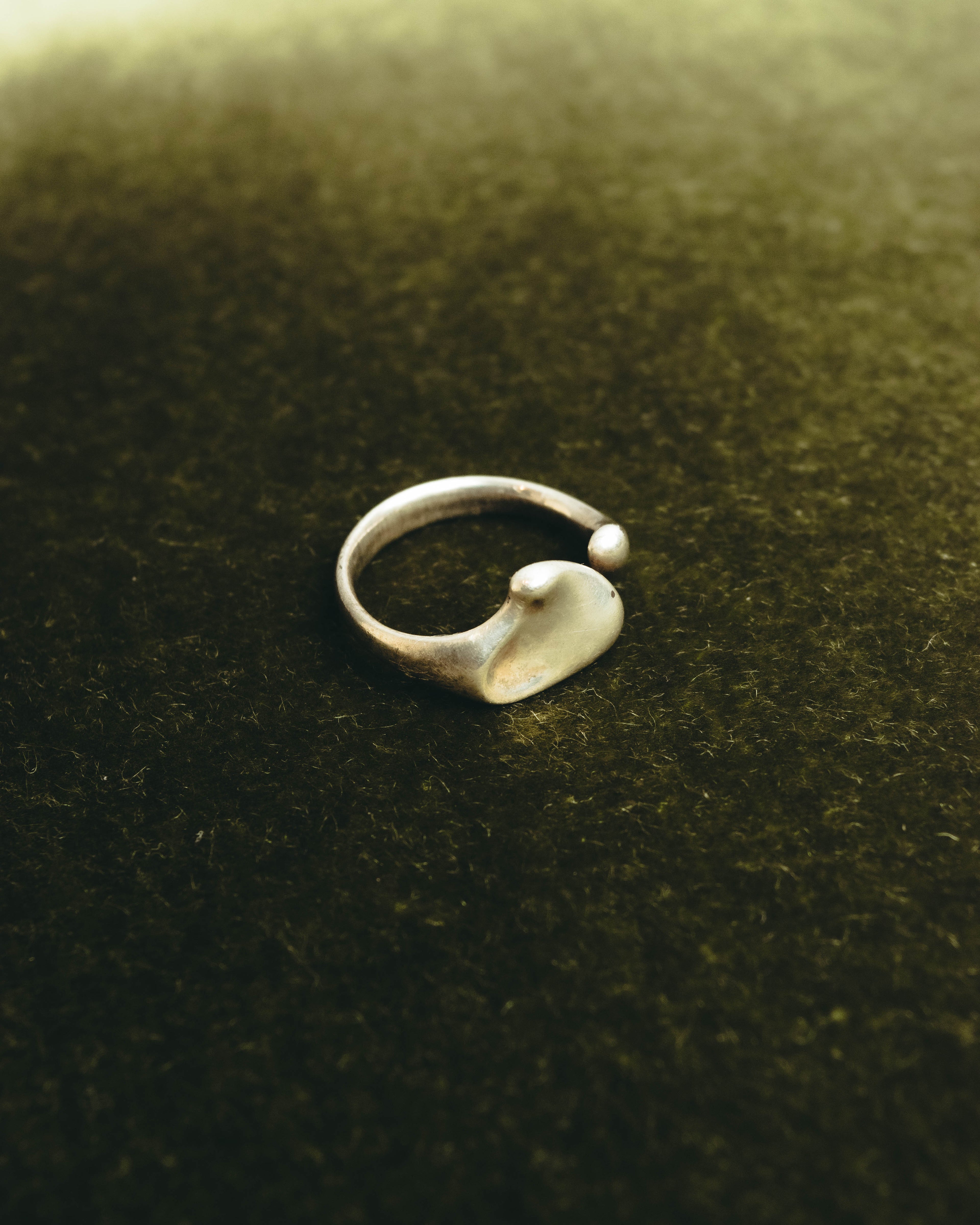 "Tiffany & Co." Organic sterling silver ring
