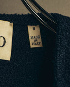 "VALENTINO BOUTIQUE" 80's-90's Textured wool blend boucle coat