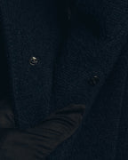 "VALENTINO BOUTIQUE" 80's-90's Textured wool blend boucle coat