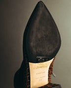 "Sergio Rossi" 2010's Leopard pattern leather ankle boots