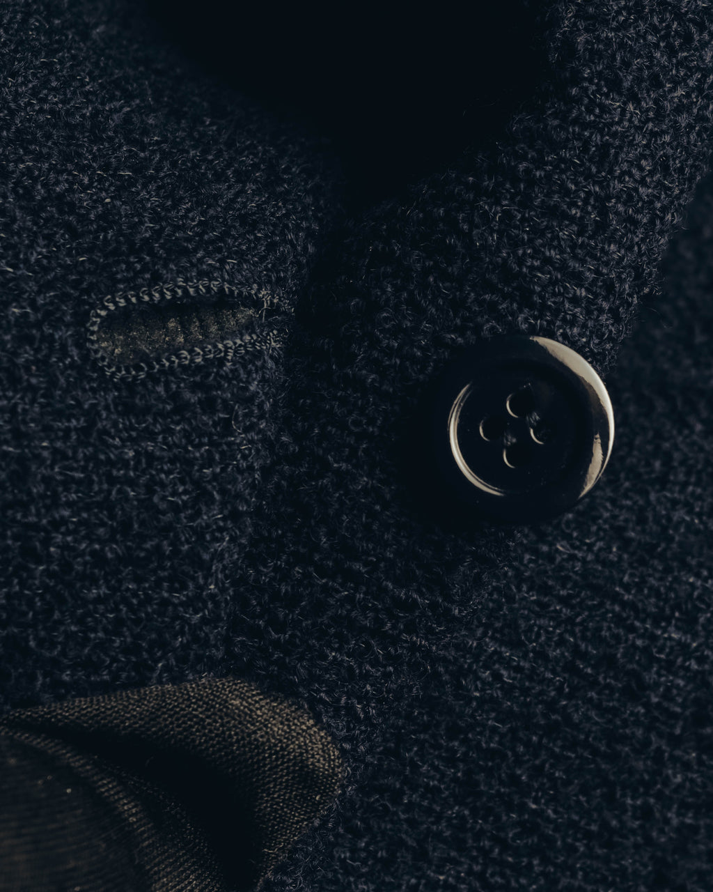 "VALENTINO BOUTIQUE" 80's-90's Textured wool blend boucle coat