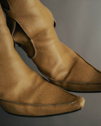 "Bottega Veneta" 00's Strappy pointed leather ankle boots