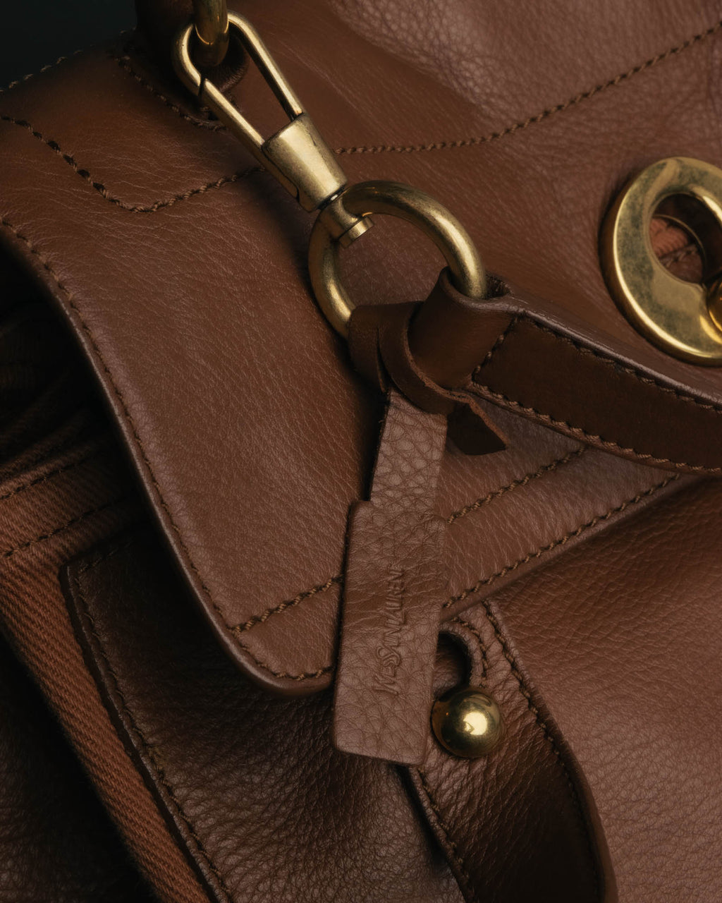 "Yves Saint Laurent" 00's-10's Structured leather shoulder bag