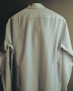 "Yves Saint Laurent" 80's-90's Striped monogram dress shirt