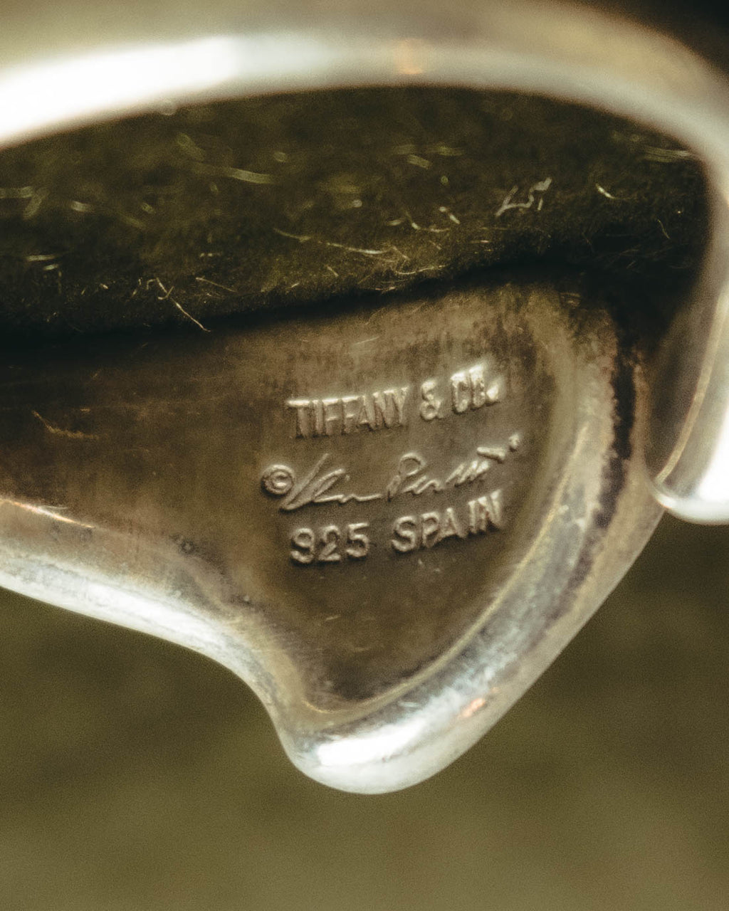 "Tiffany & Co." Organic sterling silver ring