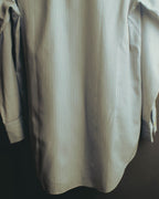 "Yves Saint Laurent" 80's-90's Striped monogram dress shirt