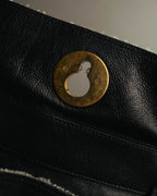 "Yves Saint Laurent" 00's-10's Shearling leather shoulder bag