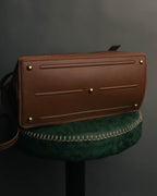 "Yves Saint Laurent" 00's-10's Structured leather shoulder bag