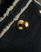 "Yves Saint Laurent" 00's-10's Shearling leather shoulder bag