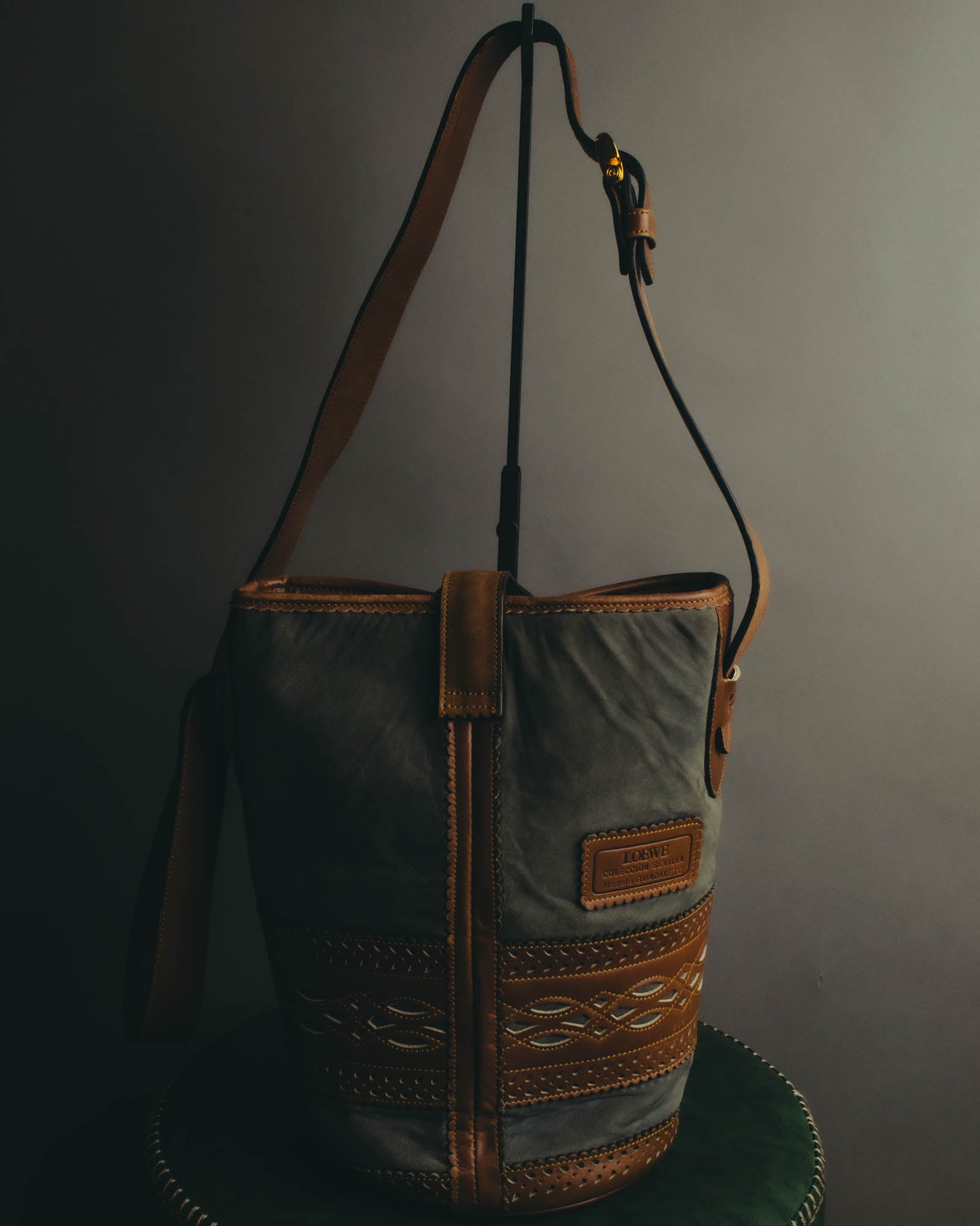 LOEWE (ロエベ) - バケツバッグ - ブラウン - 90年代 ヴィンテージ