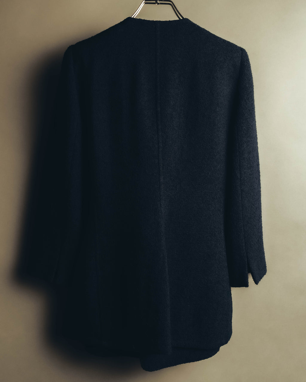 "VALENTINO BOUTIQUE" 80's-90's Textured wool blend boucle coat
