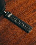 "Maison Margiela" 2020's Sleek black leather bifold wallet