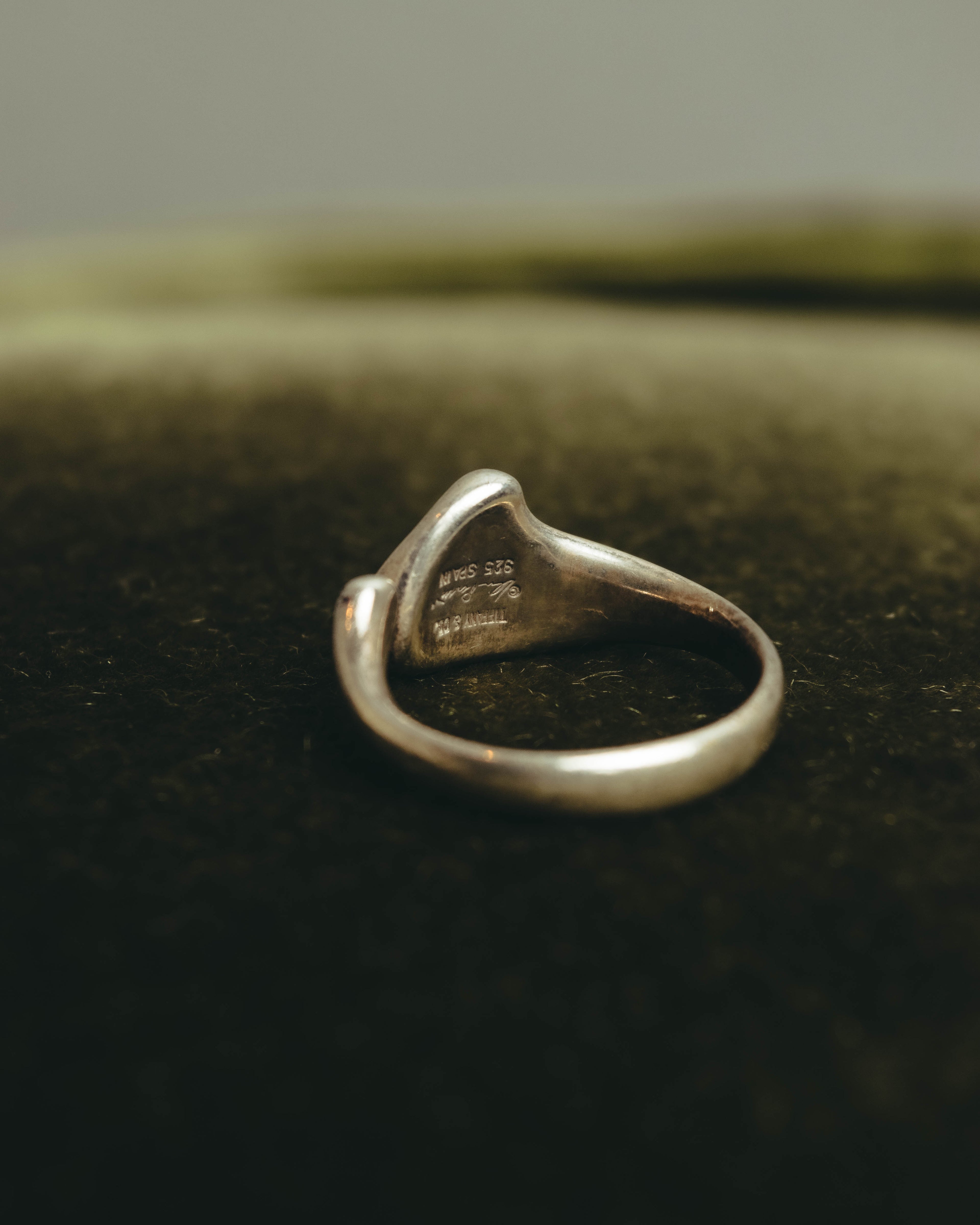 "Tiffany & Co." Organic sterling silver ring