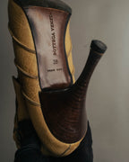"Bottega Veneta" 00's Strappy pointed leather ankle boots
