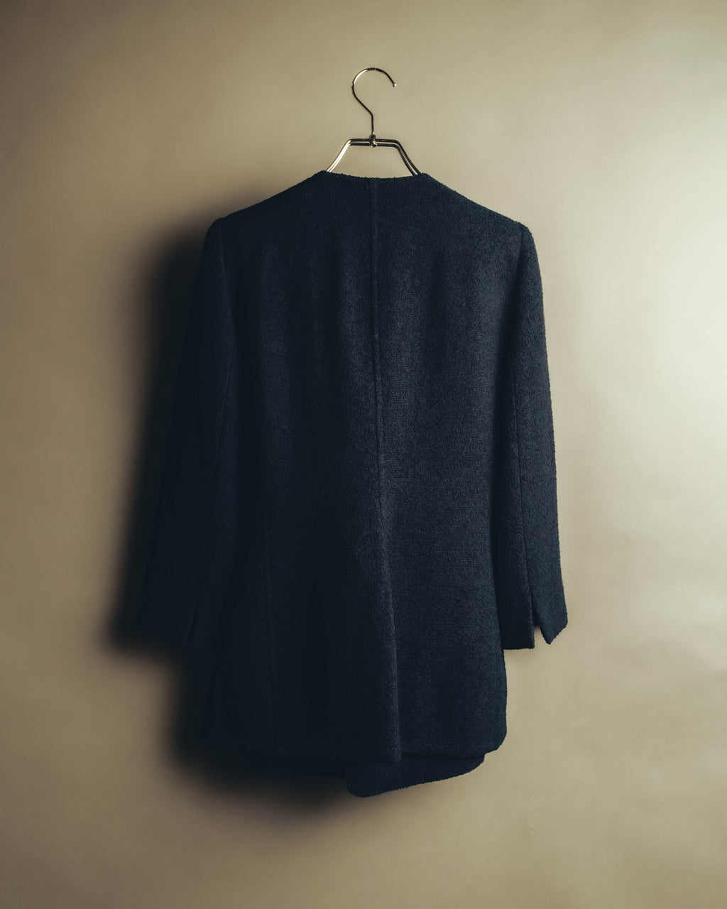 "VALENTINO BOUTIQUE" 80's-90's Textured wool blend boucle coat