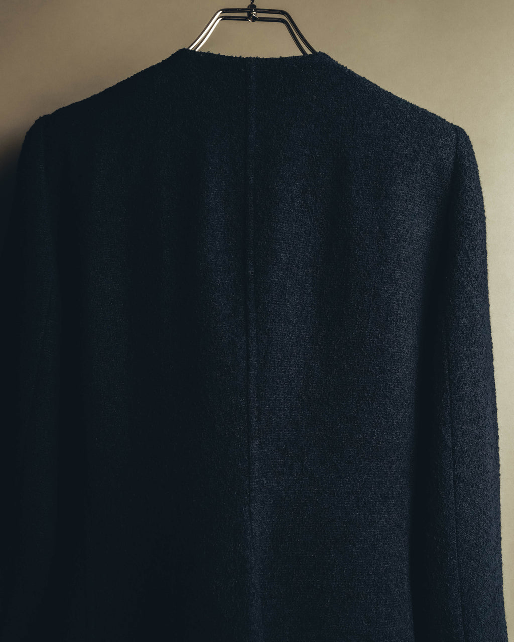 "VALENTINO BOUTIQUE" 80's-90's Textured wool blend boucle coat