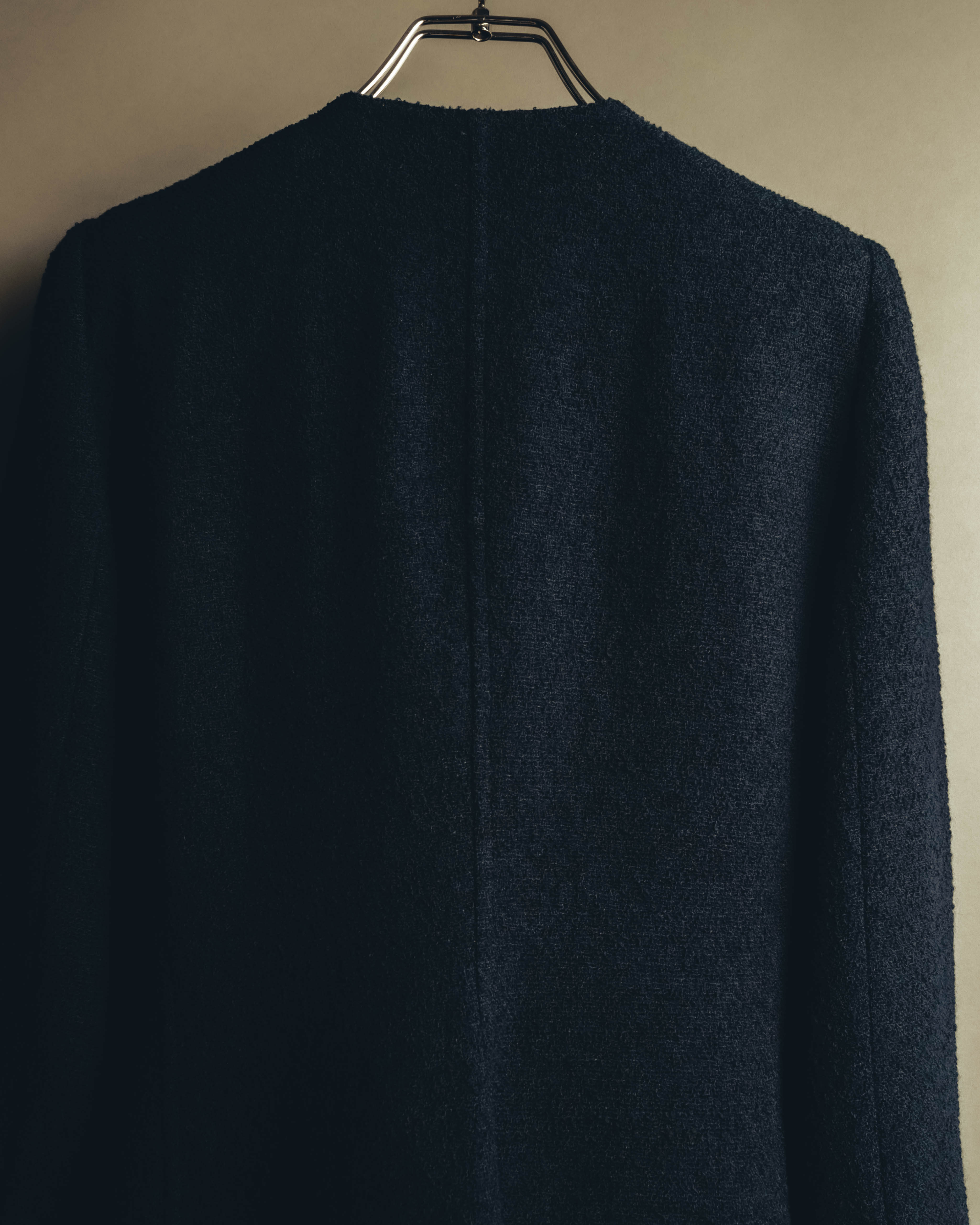 "VALENTINO BOUTIQUE" 80's-90's Textured wool blend boucle coat