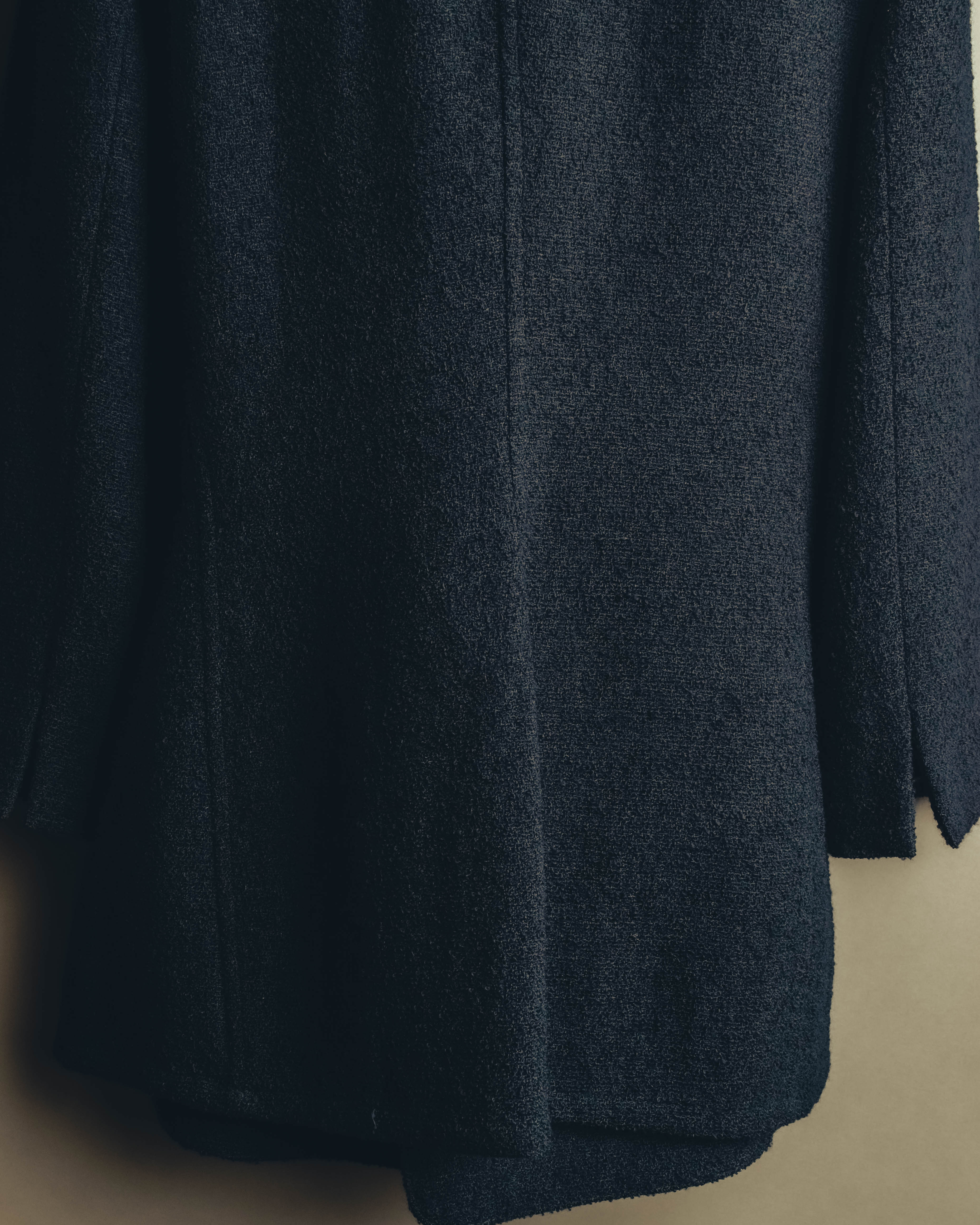 "VALENTINO BOUTIQUE" 80's-90's Textured wool blend boucle coat