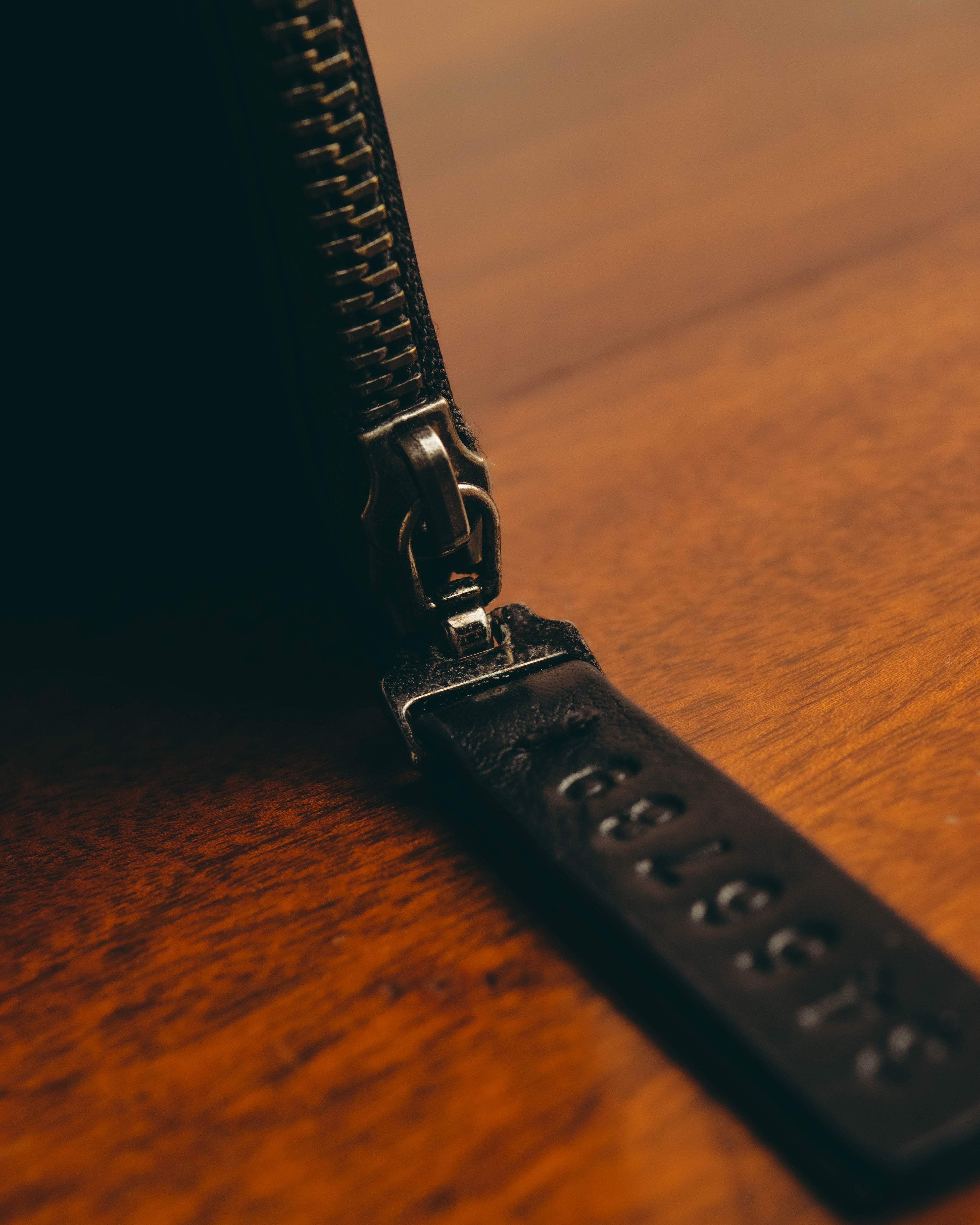 "Maison Margiela" 2020's Sleek black leather bifold wallet