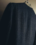 "VALENTINO BOUTIQUE" 80's-90's Textured wool blend boucle coat