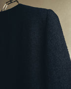 "VALENTINO BOUTIQUE" 80's-90's Textured wool blend boucle coat