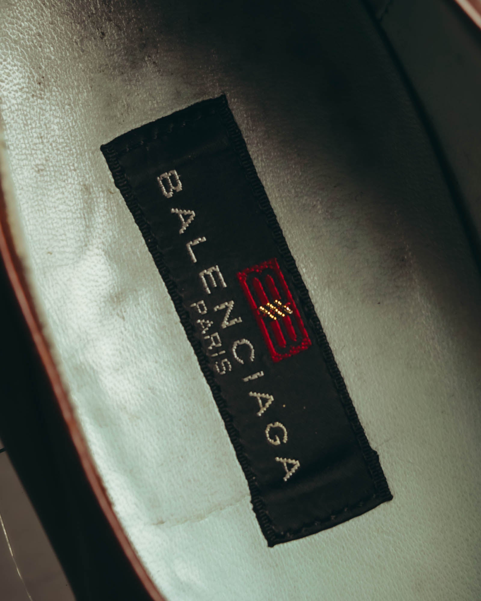 "BALENCIAGA" 80's-90's Classic leather loafers
