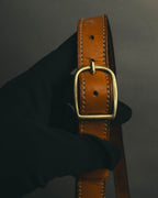 "CELINE" 70's-80's Macadam horsebit shoulder bag