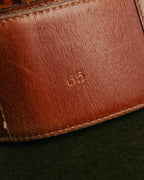 “CELINE“ 2019-22 Crocodile embossed statement belt