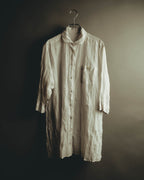 "PLEATS PLEASE ISSEY MIYAKE" 00's-10's Twist pleated long shirt dress
