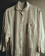 "PLEATS PLEASE ISSEY MIYAKE" 00's-10's Twist pleated long shirt dress