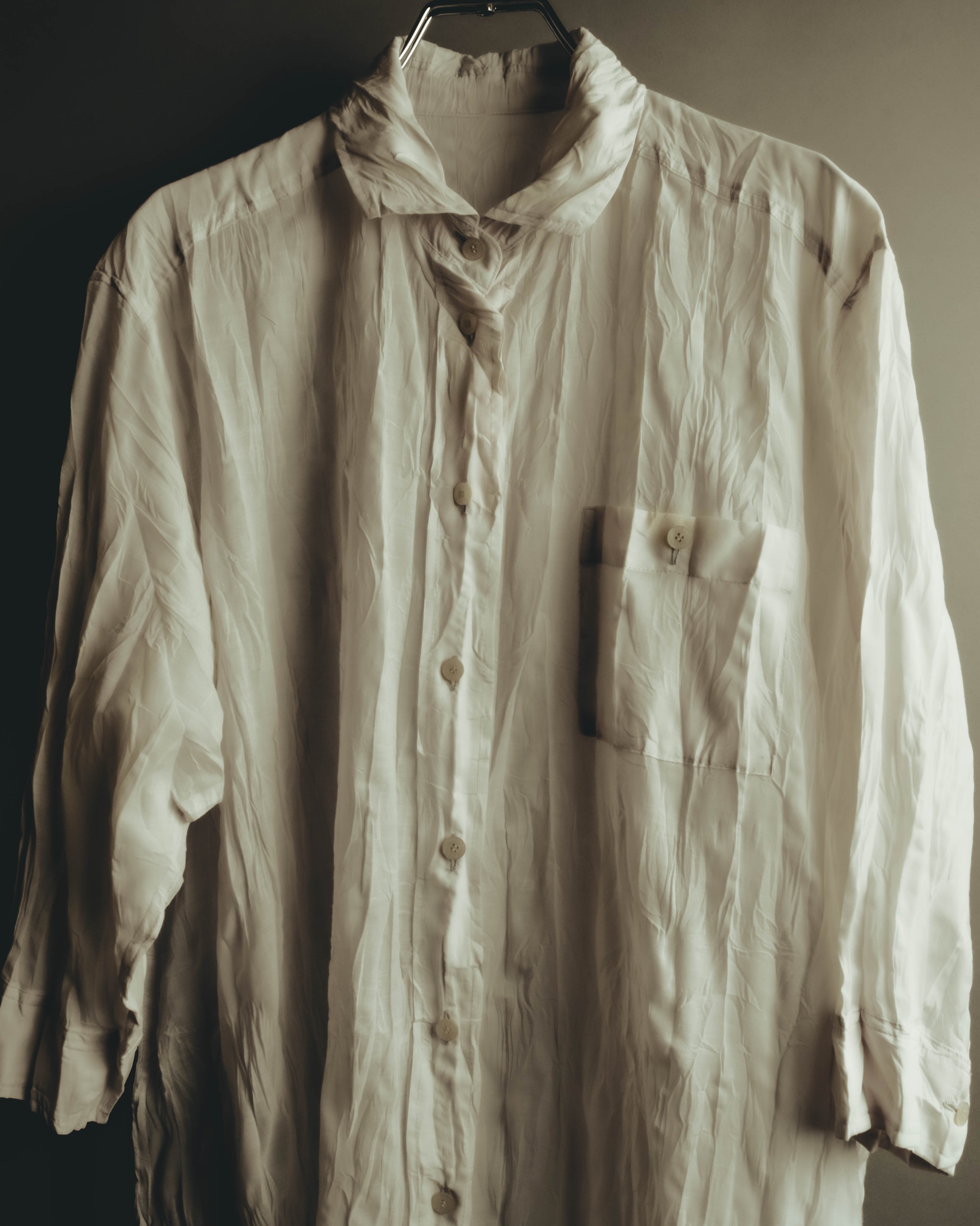 "PLEATS PLEASE ISSEY MIYAKE" 00's-10's Twist pleated long shirt dress