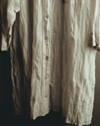 "PLEATS PLEASE ISSEY MIYAKE" 00's-10's Twist pleated long shirt dress