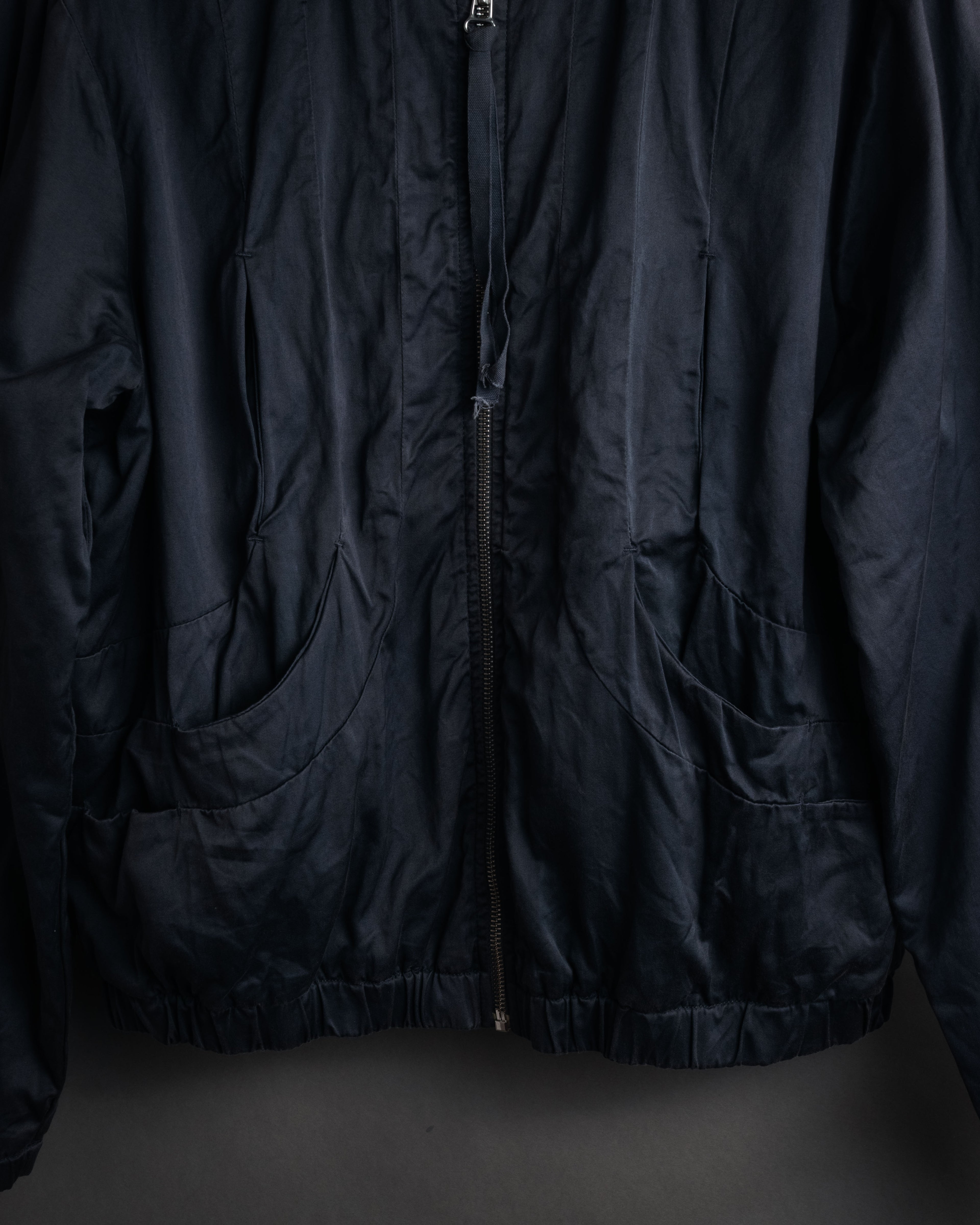 –SPECIAL– “Maison Martin Margiela” 2000’s 6 pockets garment dyed bomber jacket