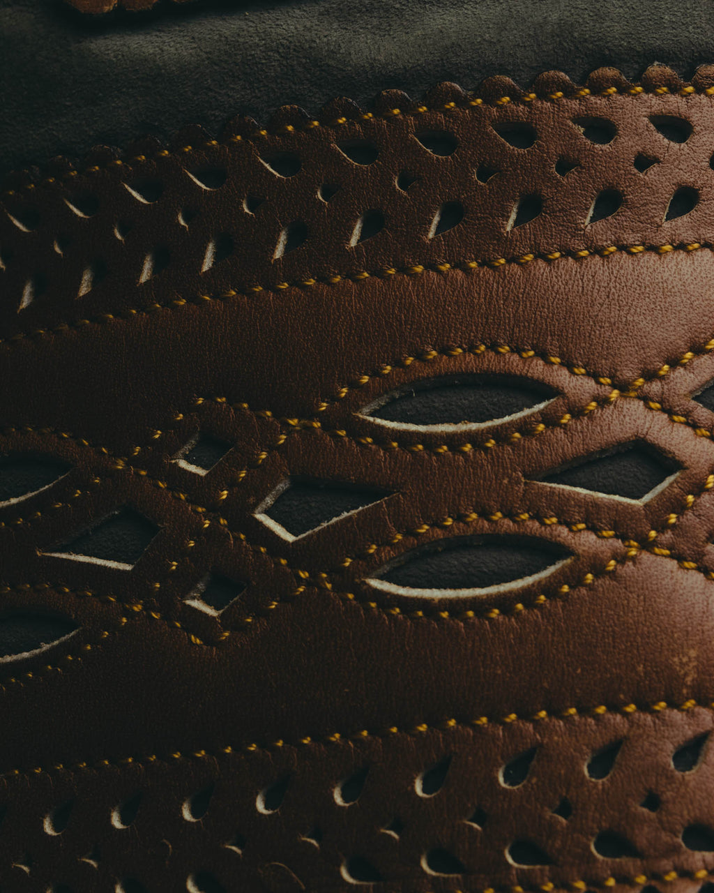 "LOEWE" 90's Decorative suede leather bucket bag
