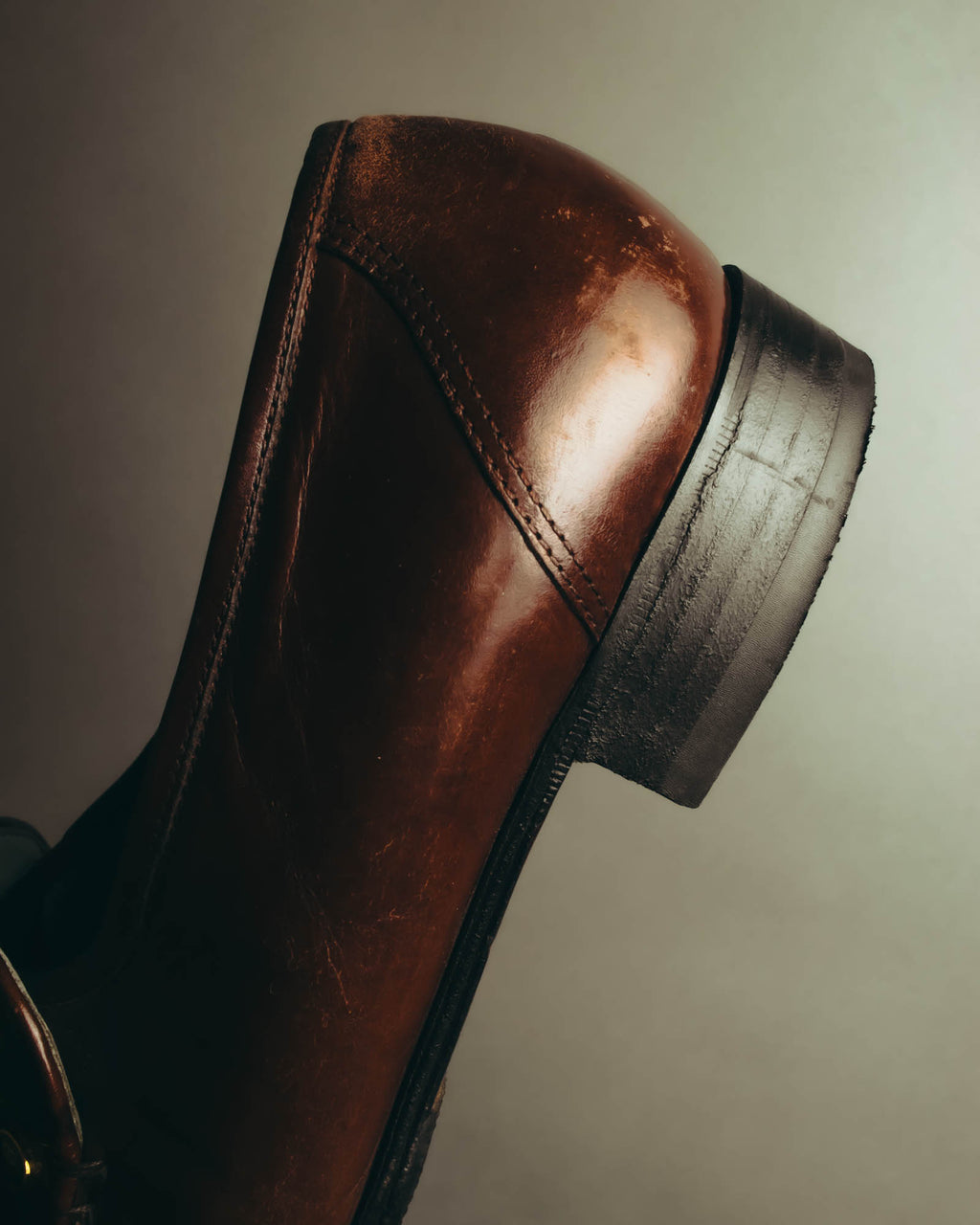"BALENCIAGA" 80's-90's Classic leather loafers