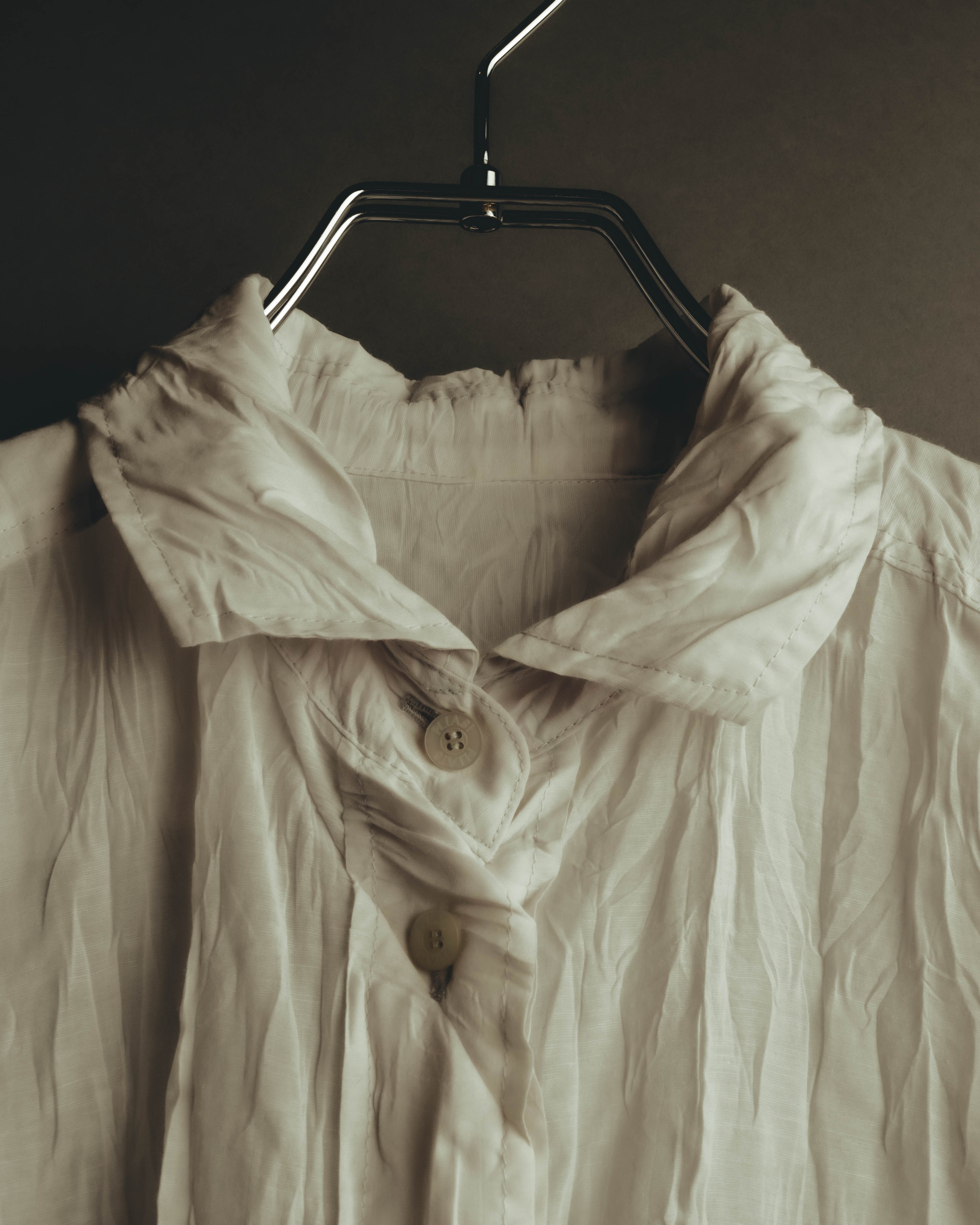 "PLEATS PLEASE ISSEY MIYAKE" 00's-10's Twist pleated long shirt dress