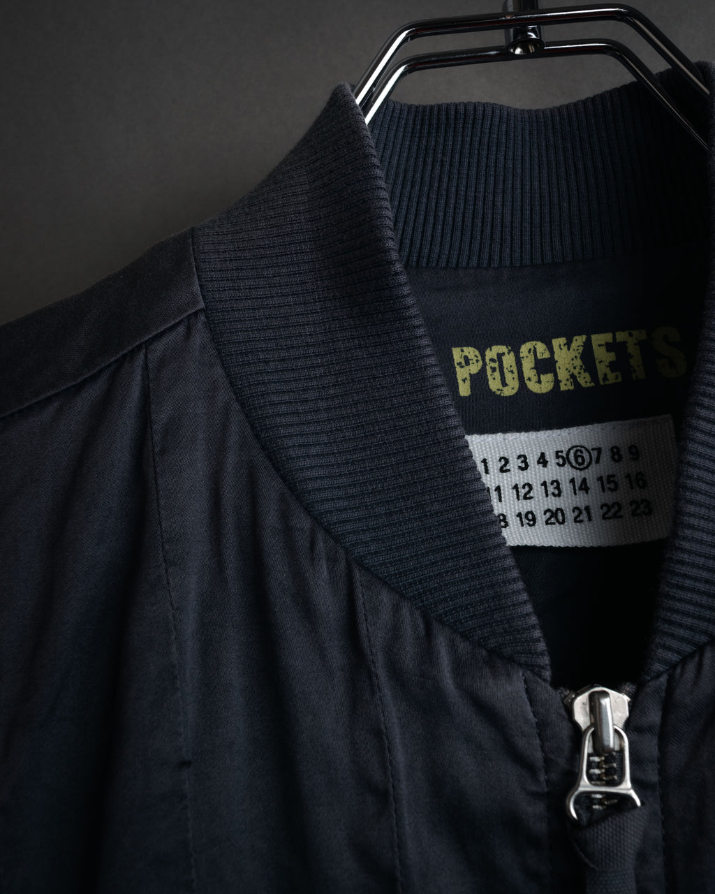 –SPECIAL– “Maison Martin Margiela” 2000’s 6 pockets garment dyed bomber jacket
