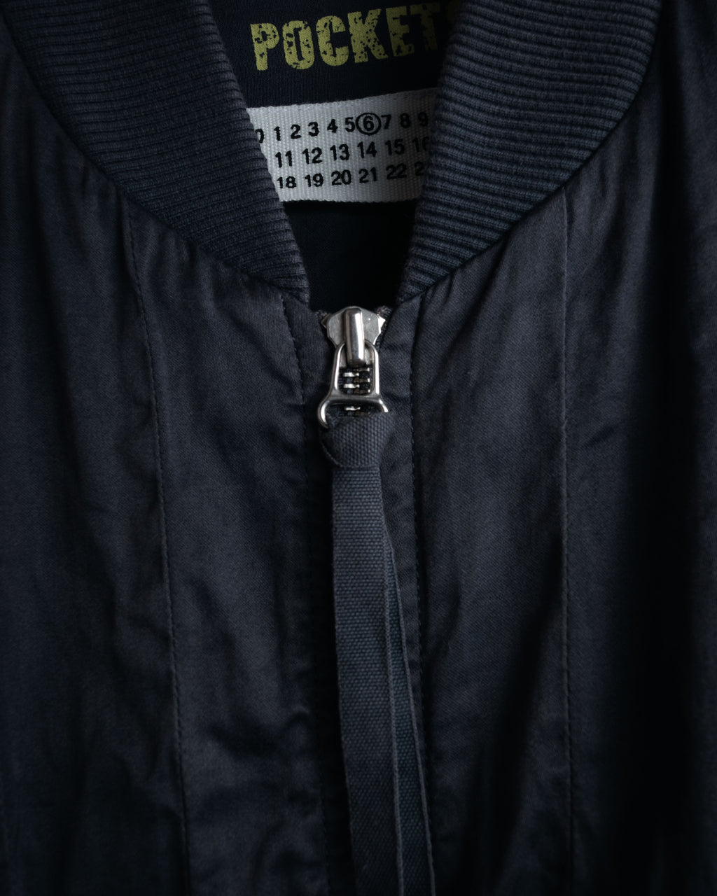 –SPECIAL– “Maison Martin Margiela” 2000’s 6 pockets garment dyed bomber jacket
