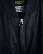 –SPECIAL– “Maison Martin Margiela” 2000’s 6 pockets garment dyed bomber jacket