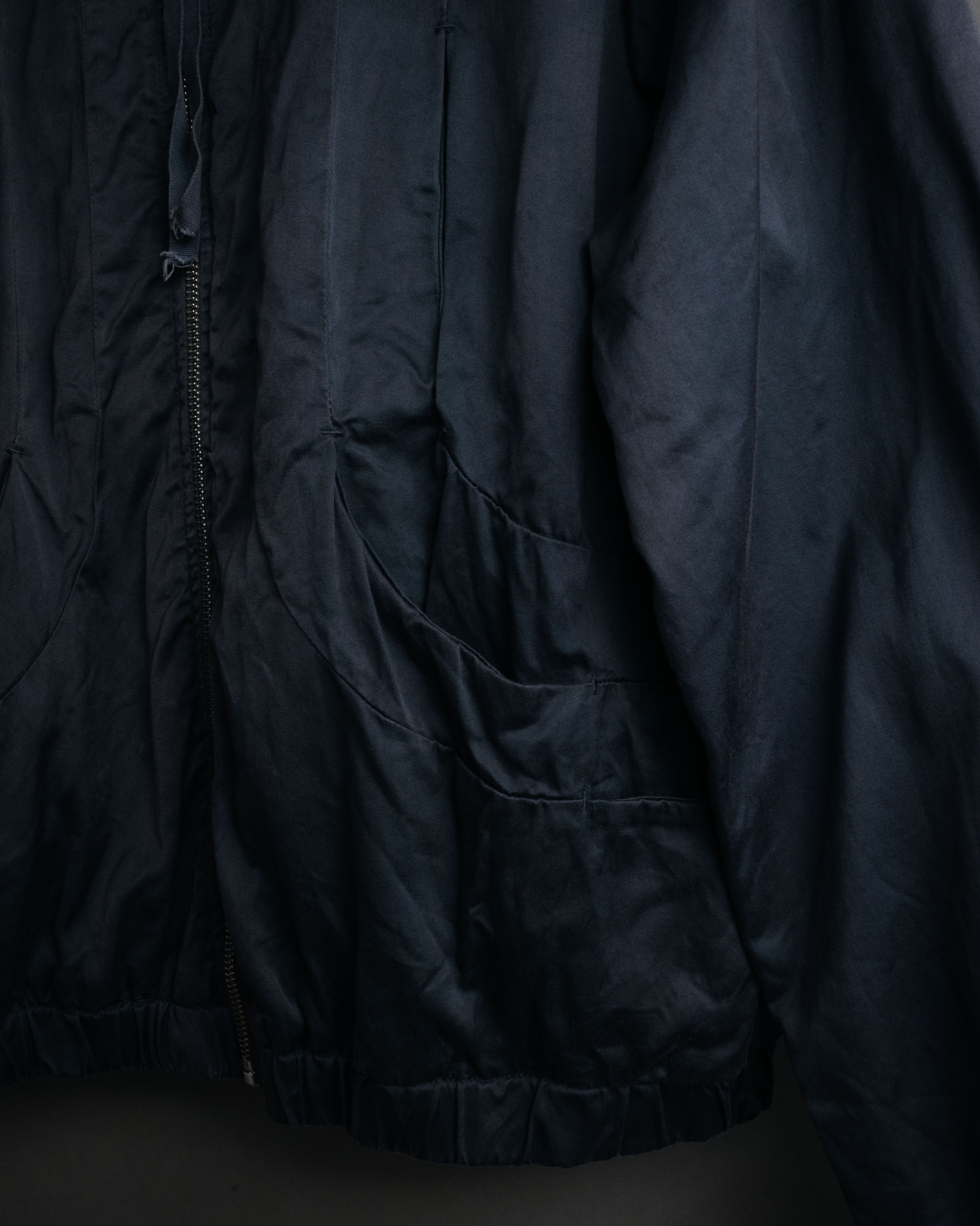 –SPECIAL– “Maison Martin Margiela” 2000’s 6 pockets garment dyed bomber jacket