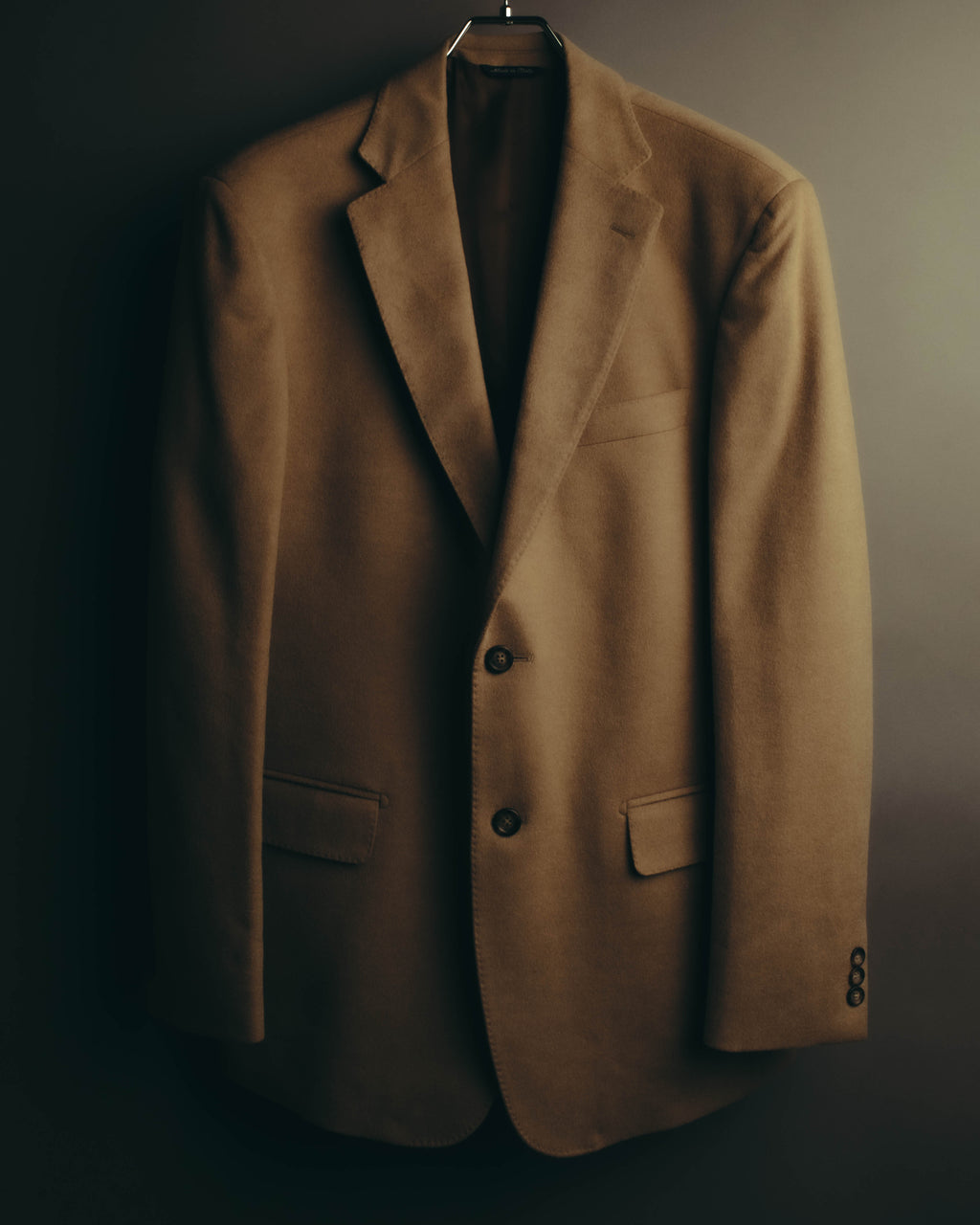 "MAURIZIO BALDASSARI" 00's Soft camel wool cashmere tailored jacket