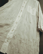 "PLEATS PLEASE ISSEY MIYAKE" 00's-10's Twist pleated long shirt dress