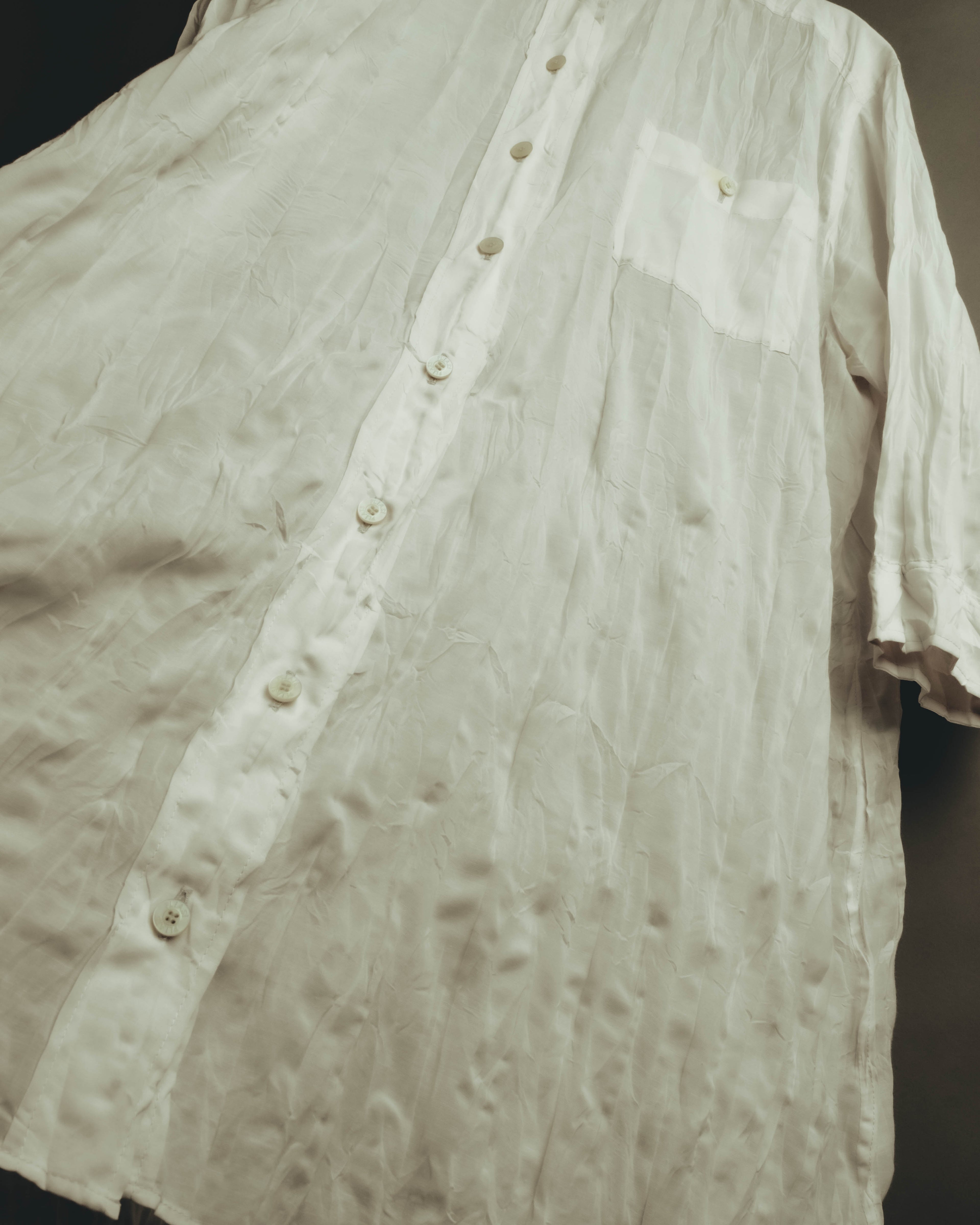 "PLEATS PLEASE ISSEY MIYAKE" 00's-10's Twist pleated long shirt dress