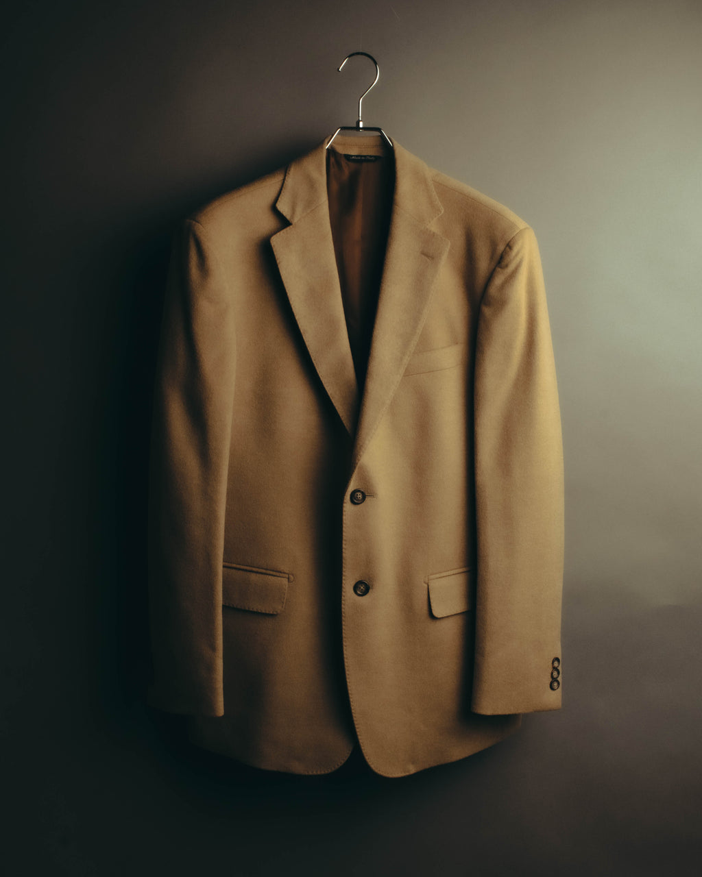 "MAURIZIO BALDASSARI" 00's Soft camel wool cashmere tailored jacket