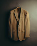 "MAURIZIO BALDASSARI" 00's Soft camel wool cashmere tailored jacket