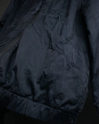 –SPECIAL– “Maison Martin Margiela” 2000’s 6 pockets garment dyed bomber jacket