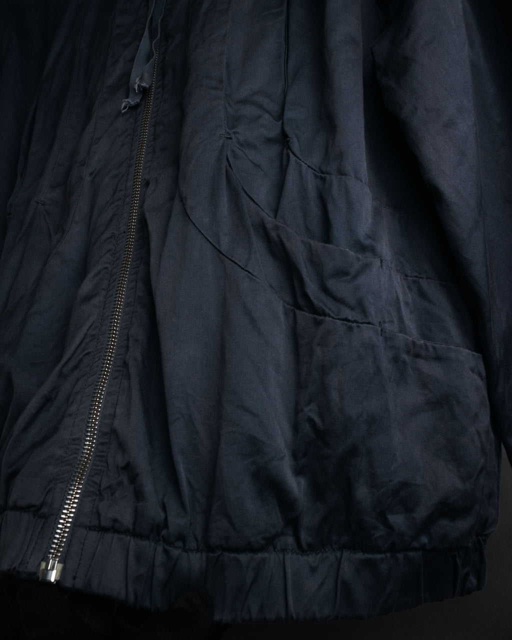 –SPECIAL– “Maison Martin Margiela” 2000’s 6 pockets garment dyed bomber jacket