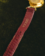 "GUCCI" 90's Elegant women's quartz wristwatch