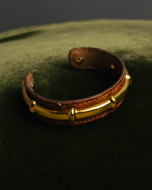 “HERMÈS” 90’s-00’s Agatha leather bracelet